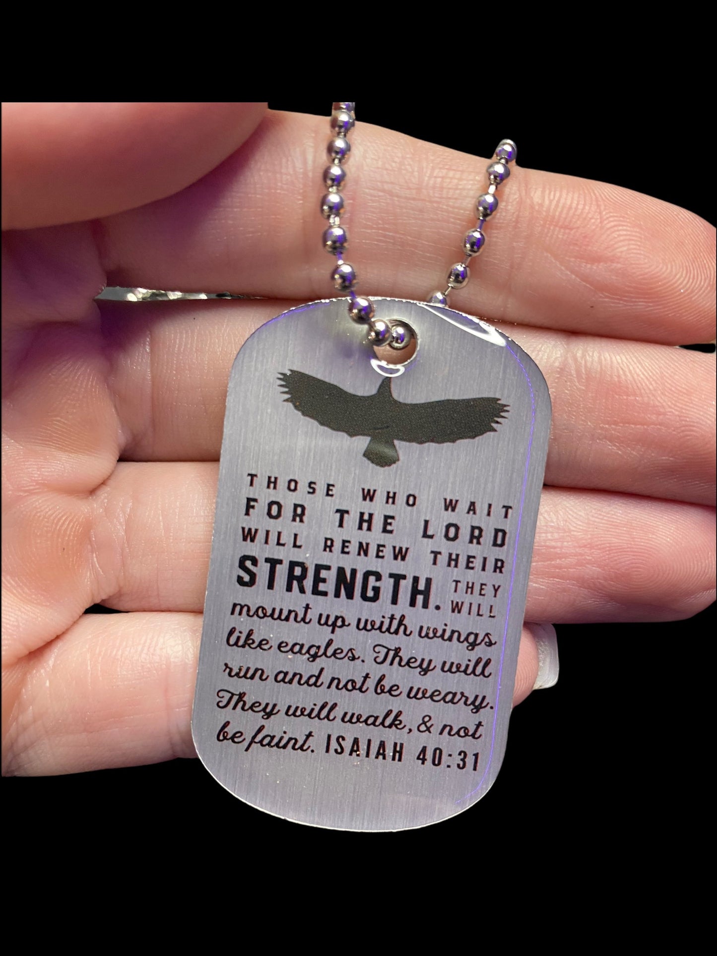 Bible Verse Dog Tags