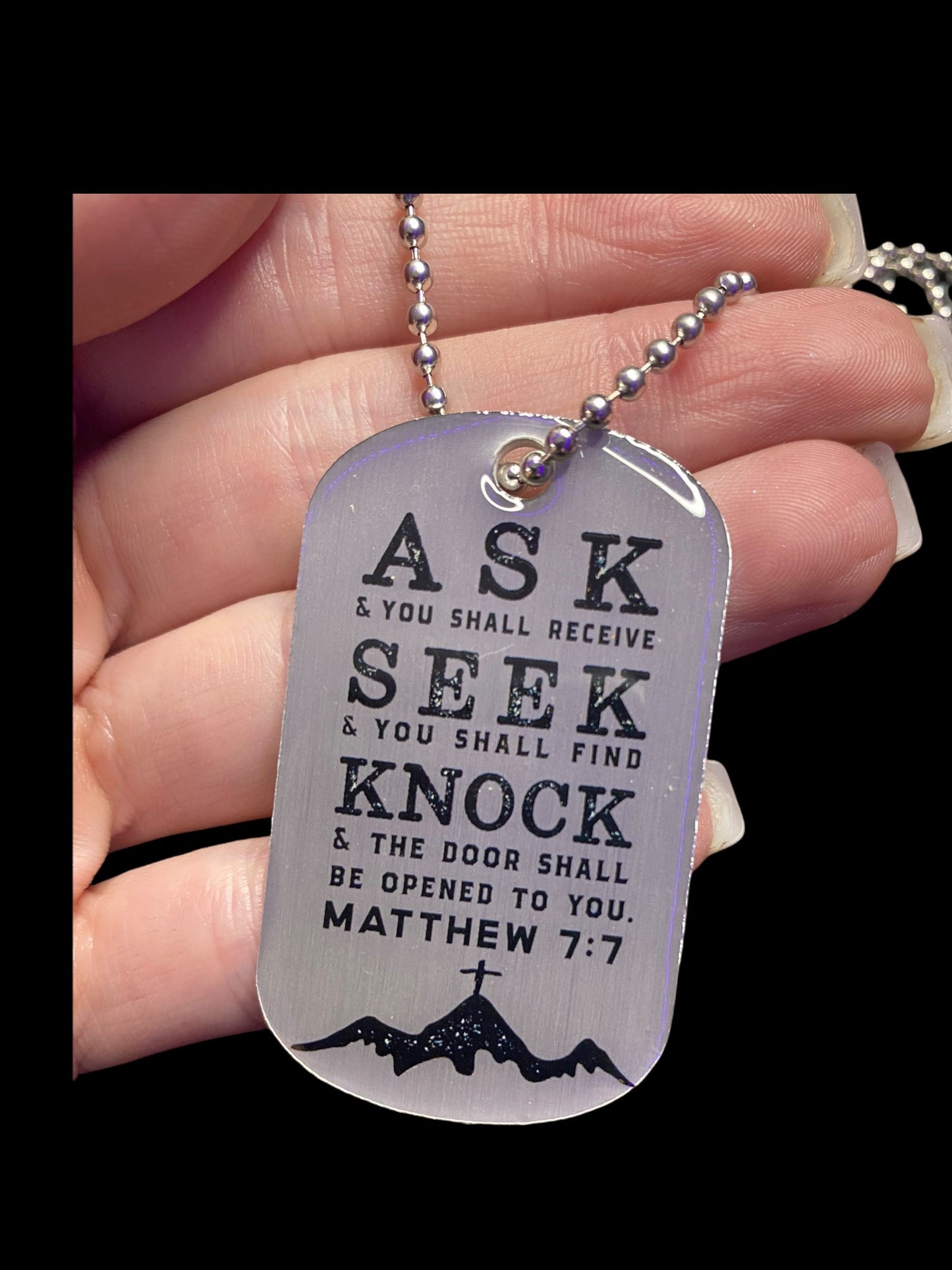 Bible Verse Dog Tags